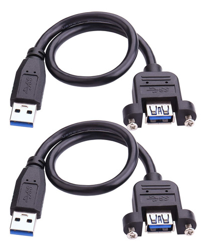 Igreely Cable De Extensin Usb 3.0, Paquete De 2 Unidades Usb