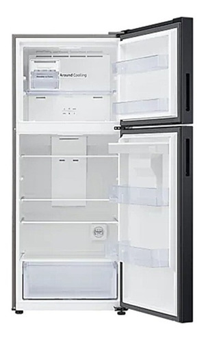 Imagen 4 de 5 de Heladera inverter no frost Samsung Top Mount RT48A6684 dark inox con freezer 456L 230V