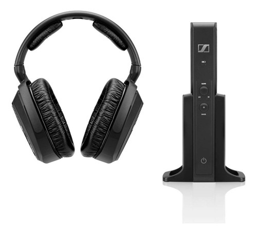 Audífonos Inalámbricos Sennheiser Rs 175 Con Cargador Negro
