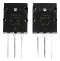 Comprar Par Transistor Potencia Toshiba 2sa1943 + 2sc5200