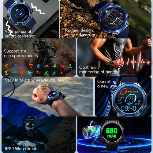 Reloj Inteligente Smartwatch M1 Deportivo Resistente Regalo