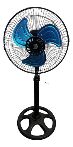 Ventilador 3 En 1 De Piso,pared Y Pedestal Color Negro 12in