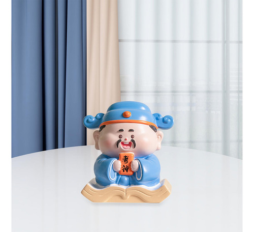 Dios Chino Figura Escultura De Escritorio Portátil De Mesa