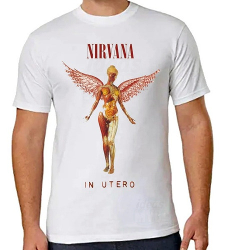 Remera Nirvana In Utero (blanca) Ideas Mvd