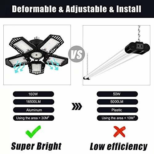 Led Garaje Deformable Lumene Iluminacion Ajustable Para Tc