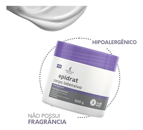 Creme Hidratante Epidrat Corpo Intensivo 500g Neutra