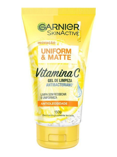 Gel De Limpeza Facial Antibacteriano Vitamina C 150g Garnier