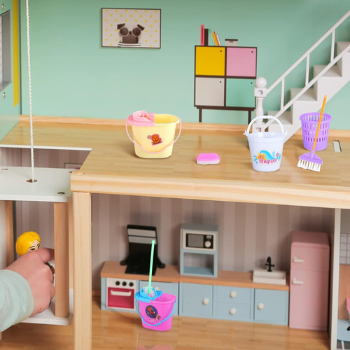 22 Piezas Cubo En Miniatura Muñeco De Muñeca Suministros De