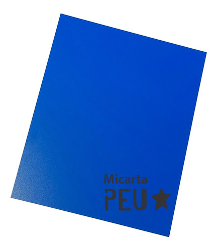 Imagen 1 de 3 de Micarta Peu Azul 300mm X 240mm X 1.2mm