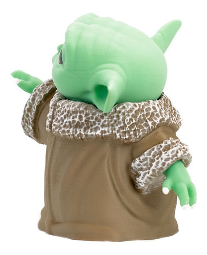 Imagen 4 de 5 de Baby Yoda Star Wars Figura Impresa En 3d Excelente Calidad