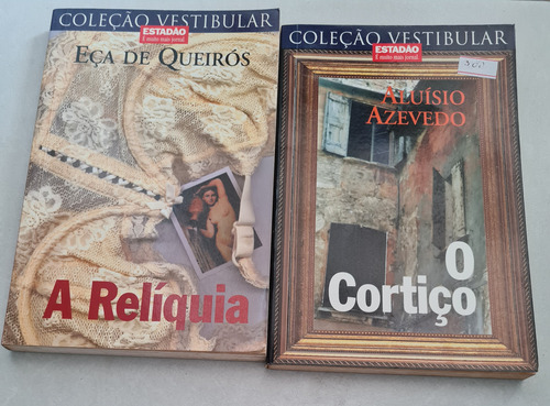 Livro, Kit(2), Coleção Vestibular, 1 A Relíquia, 2 O Cortiço (Usado)