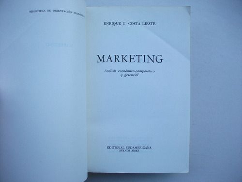 Marketing - Enrique G. Costa Lieste