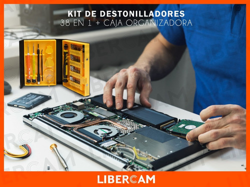 Imagen 9 de 10 de Kit Destornilladores Telefono Celular iPhone Samsung Tablet