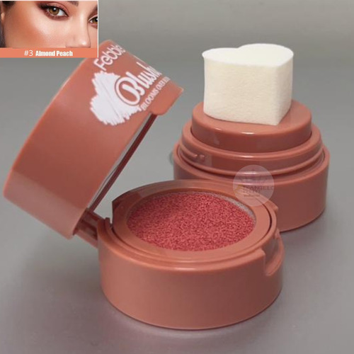 Rubor En Crema Sello Corazon Blush Maquillaje Febble