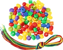 Comprar Toodoo Juego De Cuentas De Hilo Con 100 Cuentas, 10 Hilos Y 