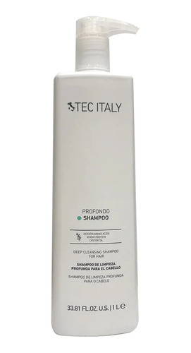 Shampoo Tec Italy De Limpieza Profunda Profondo 1 Lt