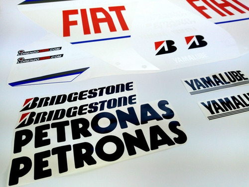 Kit Adesivos Moto Yamaha R1 2010 Lorenzo Fiat Ca-16026