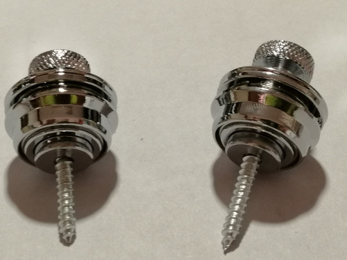 Imagen 4 de 4 de Botón De Seguridad Para Guitarra (straplocks)