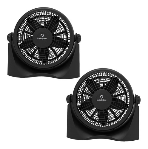 Combo X2 Turbo Ventilador Indelplas 12 Unidades Piso - Pared