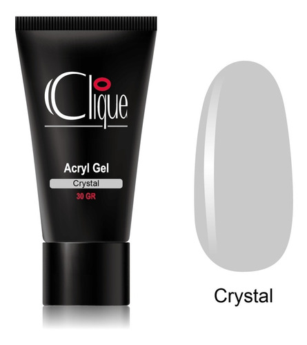 Acrygel Clique 30 Gr / Natural Nude + Crystal (clear) 