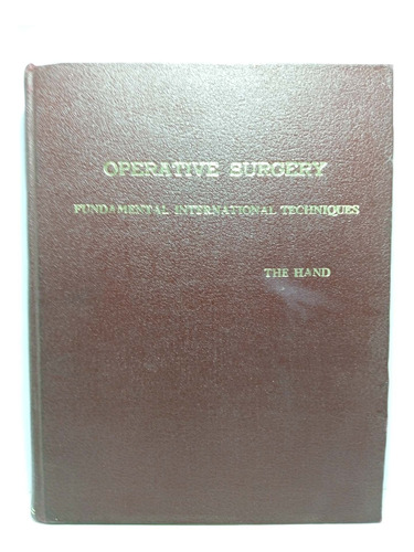 Cirugía Operativa De Mano - En Inglés-  Guy Pulvertaft 1979