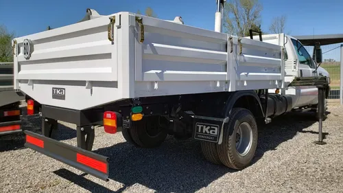 Ford F 4000 Con Hidrogrua Hidrogrubert N 5000 Y Caja De Carg