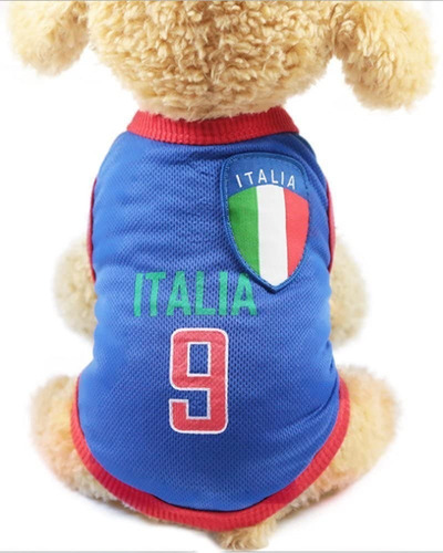 Chaleco Para Perros De Futbol Copa Del Mundo Italia