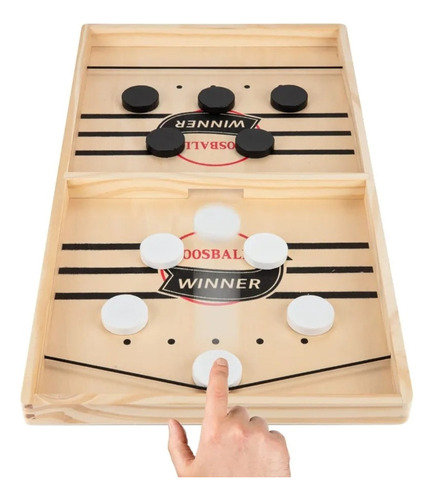 Juego De Mesa De Hockey De Madera Game Battle