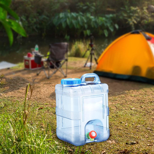 1 Recipiente De Agua For Acampar Con Grifo 15 Litros