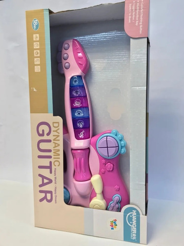Guitarra Didáctica Bebe Sonajero Luces Sonidos Niño Y Niña
