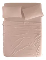 Comprar Juego De Sabanas Viasoft Washed Matrimonial Sweet Pink Rosa Vianney Super Suaves Y Frescas