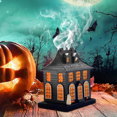 Quemador De Incienso Para Casa De Brujas De Halloween Soport