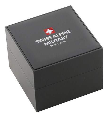 Reloj Swiss Alpine Military Leader Ladies 7711.1532sam Marrón Plateado Plateado