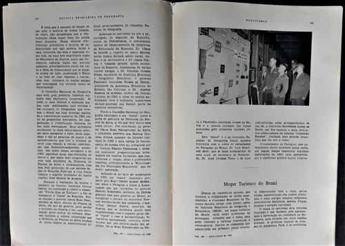 Revista Brasileira De Geografia Nº 2 - De Abril A Junho De 1960 I. B. G. E - Raridade (Usado)