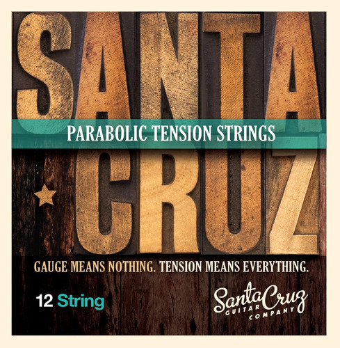 Santa Cruz Tensión Parabólica De 12 Cuerdas