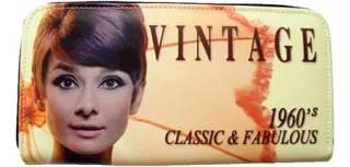 Mr Handbag Audrey Hepburn Vintage Años 60 Retro Money Case