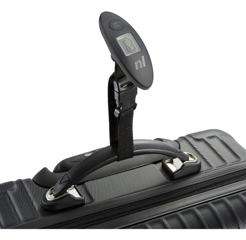 Balanca Digital Para Mala De Viagem Newlink Bl100 Preto