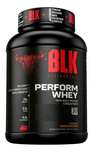 100% Whey protein - 907g  - Blk Performance Sabor Chocolate