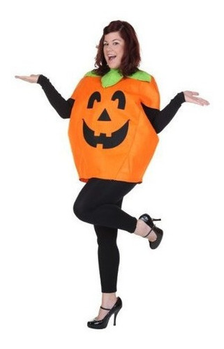 Disfraz De Jack-o-lantern Orange Pumpkin Plus Size Plus