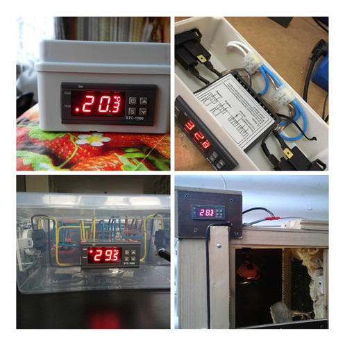 Controlador Digital Temperatura Termostato Stc 1000 + Sensor