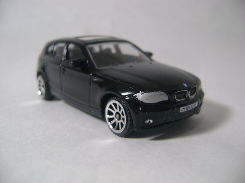 Imagen 3 de 10 de Nico Bmw Serie 1 Negro A-244 Majorette Escala 1/58 (mjr 18)