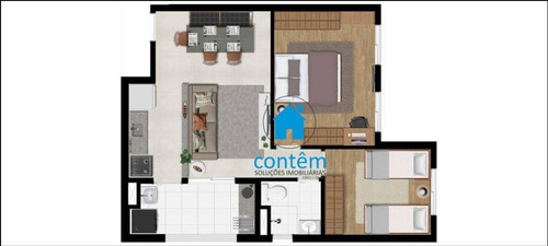 Co0030 - Condomínio Estação 267 - Cobertura Com 3 Dormitórios À Venda, 186 M² Por R$ 857.906 - Nova Aldeinha - Barueri/sp - Co0030