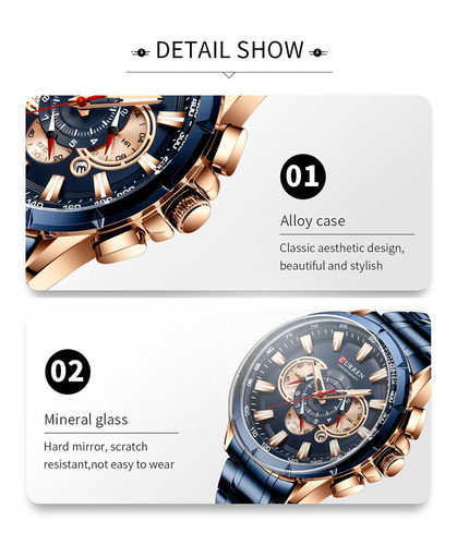Reloj Con Esfera Negra Plateada Curren 8363 Para Hombre Homb