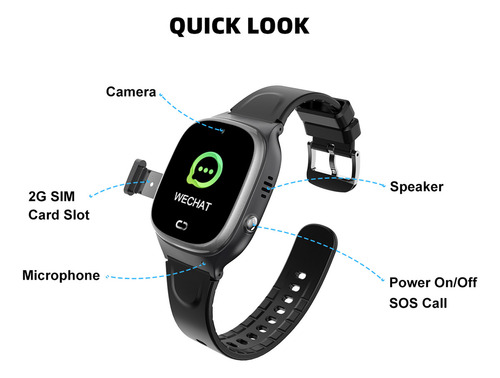 Aareloj Inteligente Smart Watch Chat Para Niñas, Niños Y Niñ