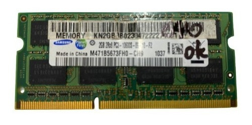 Memoria Samsung Ddr3 2gb Notebook Pc3 10600s (Usado)