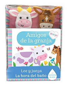 Libro Baño Amigos De Granja Lee Y Juega Vv.aa. Panini Fondo