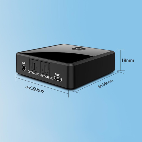 Zf-380 2 Em 1 Bluetooth 5.0 Transmissor Receptor Tv Speaker