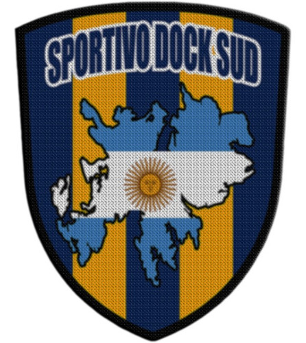 Parche Termoadhesivo Malvinas Y Sportivo Dock Sud