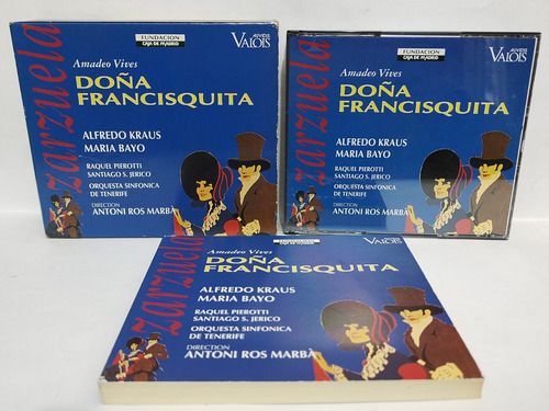 Amadeo Vives Doña Francisquita Box De 2 Cds La Cueva Musical