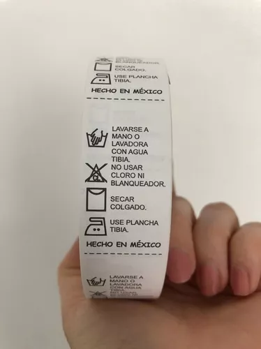 Etiquetas De Lavado Ropa MercadoLibre 📦